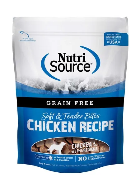 6 oz. Nutrisource Grain Free Chicken Dog Treats - Health/First Aid
